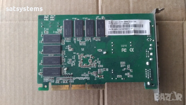 Видео карта NVidia GeForce XpertVision FX5500 256MB DDR 128bit AGP, снимка 8 - Видеокарти - 54401234