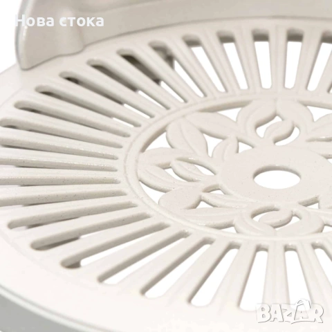 Градински стол цвят бял 43*50*87.5 см, снимка 2 - Градински мебели, декорация  - 54009150