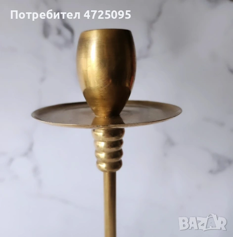 Месингови свещници, снимка 2 - Декорация за дома - 54045132