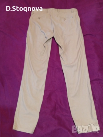 Мъжки Бежов Панталон на Марката - LAZARINI , обличан Един път(48-ми размер)!, снимка 2 - Панталони - 54406167