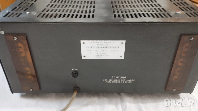 Лабораторно захранване, statron typ 3205, снимка 2 - Лаборатория - 54052666