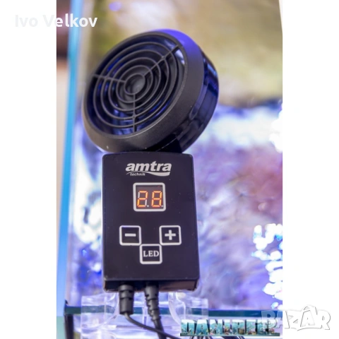 Вентилатор със лед светлина!Amtra borea 80led!