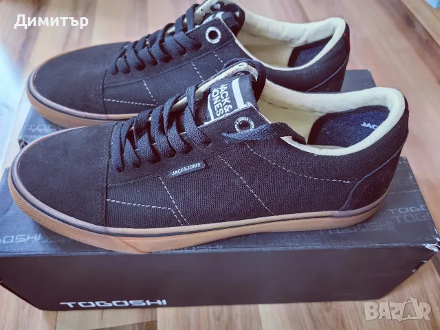 Оригинални мъжки обувки Jack & Jones 42, снимка 2 - Мокасини - 55412707