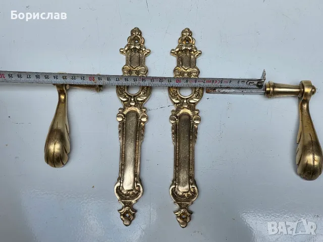 Бронзови-ретро дръжки за врата, снимка 3 - Други - 55326872