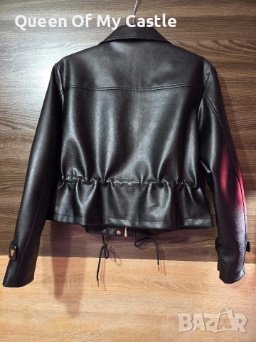 Атрактивно кожено яке, снимка 7 - Якета - 54171727