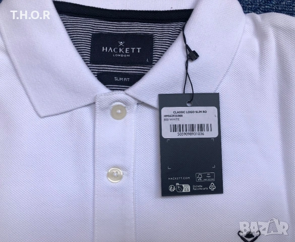Hackett London Classic Polo Shirt ОРИГИНАЛНИ мъжки поло тениски M/L/XL, снимка 12 - Тениски - 54985332