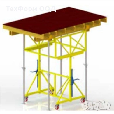 Количка за кофражни маси