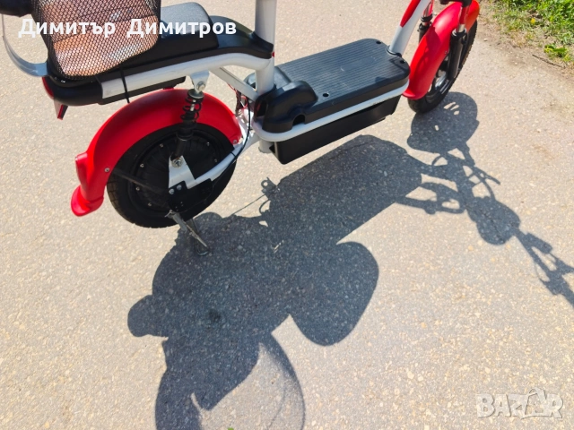 Електрически скутер EcoWay B13, 350W, двуместен, 35 km/h, снимка 5 - Велосипеди - 54570417