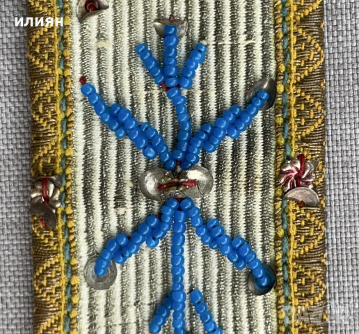 старинен автентичен сърмен колан за пафти. , снимка 5 - Други ценни предмети - 55390854