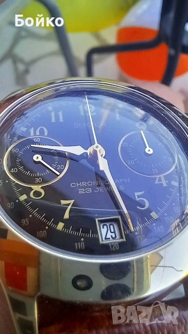 Sekonda (Польот Poljot) Chronograph 3133, снимка 2 - Мъжки - 55092832