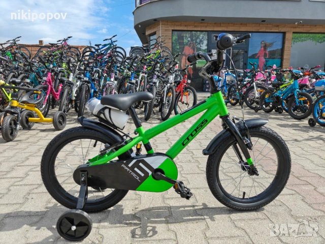 CROSS Велосипед 16" PATROL зелен, снимка 12 - Велосипеди - 53980786