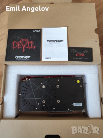 RX 580 8GB PowerColor Red Devil с кутия / Без копане, снимка 4 - Видеокарти - 54500390