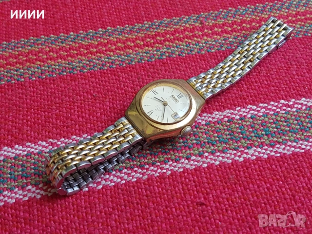 Автоматичен часовник SEIKO с позлата , снимка 3 - Дамски - 54500079