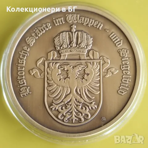 ВЪЗПОМЕНАТЕЛЕН ПЛАКЕТ "ГЕРБ НА ГРАД БЕРЛИН 1755-1769 ГОДИНА", снимка 2 - Нумизматика и бонистика - 55311358