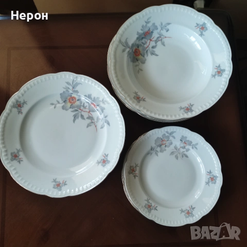 Порцеланов сервиз за хранене, снимка 7 - Сервизи - 55168351