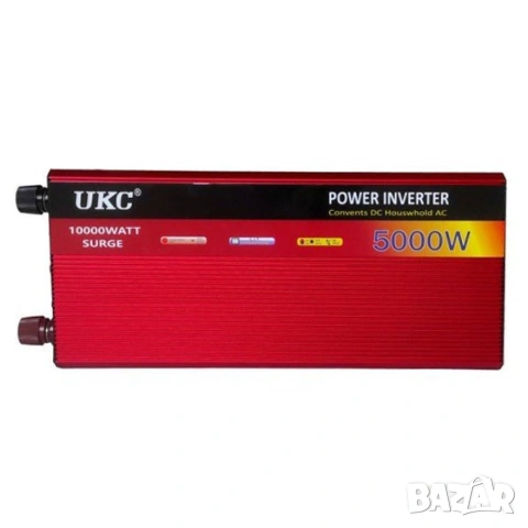 Инвертор  UKC 12V или 24V -220V 5000w , снимка 5 - Аксесоари и консумативи - 55096611