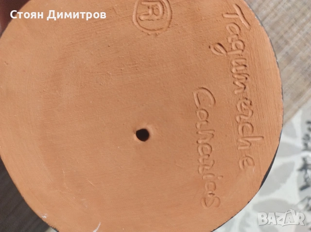 Испанска теракота,ръчна изработка и оцветени от Tagerche Canarias,,,kaнарски занаячий,  20см., снимка 11 - Декорация за дома - 54989364