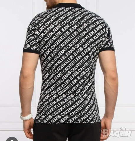 Страхотна мъжка тениска CALVIN KLEIN размер L / XL ,слим фит , снимка 3 - Тениски - 54861334