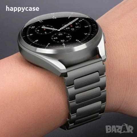 TITAN 2 Титаниева верижка каишка за Huawei Watch/Samsung/Garmin/Apple/Xiaomi/Amazfit, снимка 11 - Каишки за часовници - 54487622