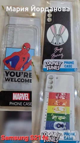 оригинални калъфи на Disney за Samsung s21 fe