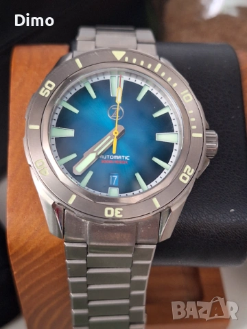 Часовник Zelos Swordfish Teal 42mm