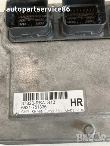 Електронен блок за управление (ECU) за Honda Civic Mk8 1.8 бензин (2007) 37820RSA-G13, снимка 2 - Части - 54440412
