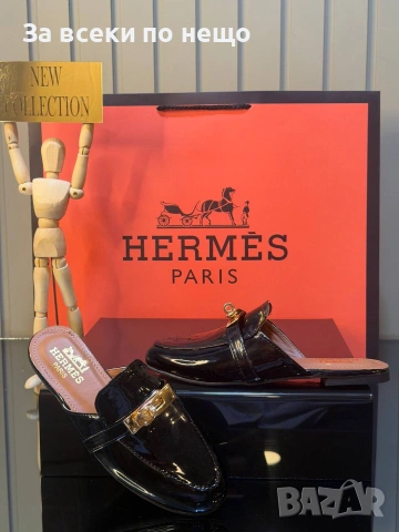 Hermes Дамски Затворени Чехли Хермес Код SK1783, снимка 3 - Чехли - 55195323