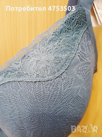 Сив сутиен Triumph 90 E нов, снимка 4 - Бельо - 54138666