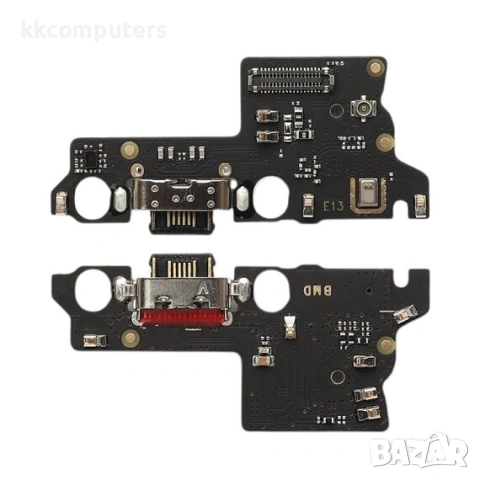 Конектор зареждане за MOTOROLA E13 на платка с микрофон и компоненти Original