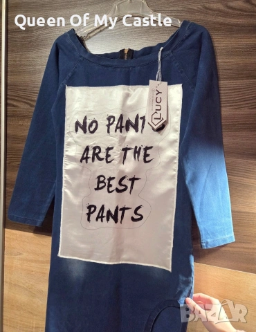 Деним рокля Lucy fashion , снимка 4 - Рокли - 54371433