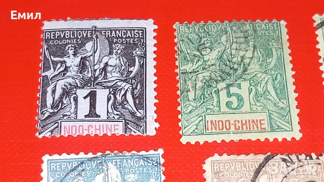 Марки INDOCHINE , снимка 2 - Филателия - 55104727
