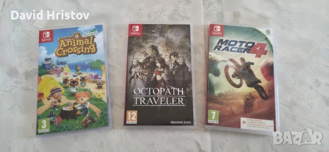 Игри за Nintendo Switch - Animal Crossing: New Horizons; Octopath Traveler; Moto Racer 4