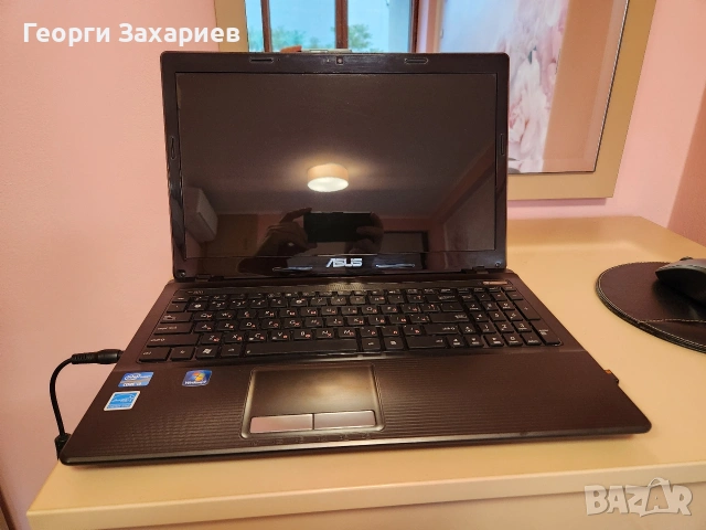 Светкавичен ASUS K53 | НОВО SSD + 8GB RAM | Core i3 | Алуминиев корпус, снимка 6 - Лаптопи за дома - 54490189