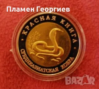 10 рубли Русия 1992 .кобра, снимка 3 - Нумизматика и бонистика - 55581519