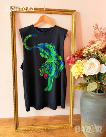 ZARA Нова дамска жестока тениска, снимка 8 - Тениски - 54227736