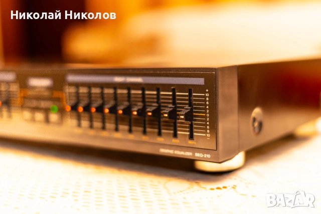 SONY SEQ-210 графичен 9 бандов еквалайзер, снимка 3 - Еквалайзери - 55212219