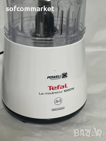 Eлектрически чопър Tefal La Moulinette 1000W (с 6 мес. гаранция), снимка 5 - Чопъри и пасатори - 55465897