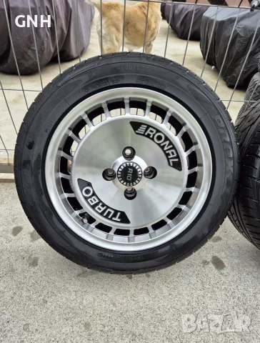 Джанти Ronal Turbo 15 цола , 4х100 , 7j , et28 205/50/15 Bmw Vw Honda, снимка 3 - Гуми и джанти - 55479608