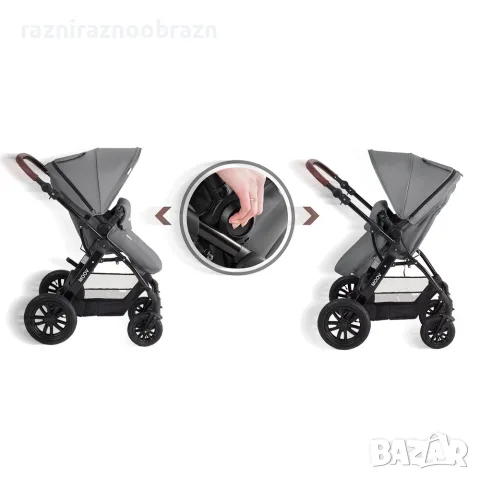 Детска комбинирана количка 3 в 1 Kinderkraft MOOV, снимка 4 - Детски колички - 55655619