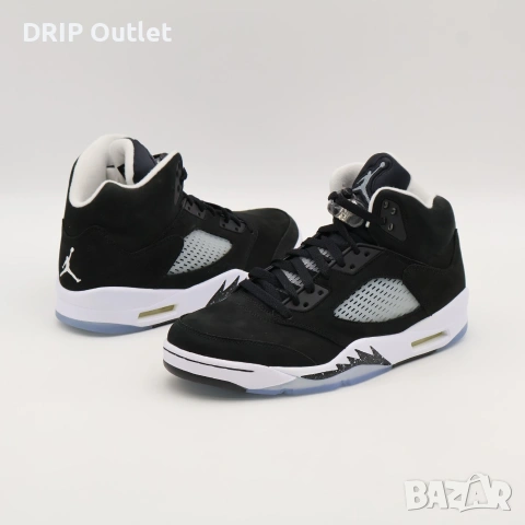 !НОВИ! Air Jordan 5 Retro | Moonlight Oreo | + КУТИЯ, снимка 4 - Маратонки - 55283307
