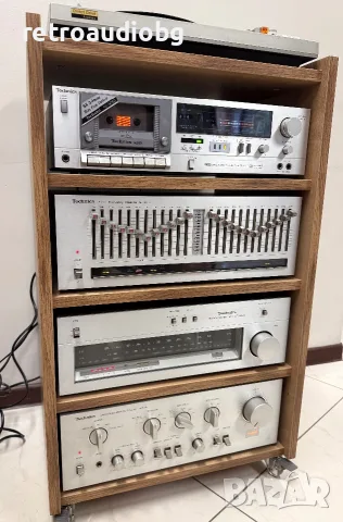 🔊ТОП аудио система TECHNICS - усилвател, тунер, триглав дек, еквалайзер, грамофон, рак шкаф🔉, снимка 3 - Аудиосистеми - 55498553