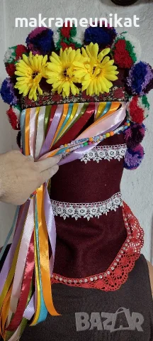 Продавам кукерска маска, гугла, нова, изцяло ръчна изработка , снимка 10 - Декорация за дома - 55446795