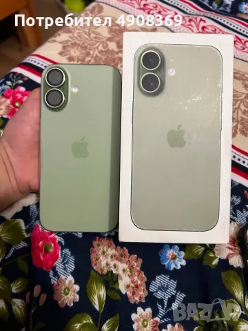 iPhone 17, зелен, само eSIM. С кутия и всички аксесоари, снимка 3 - Apple iPhone - 55541593