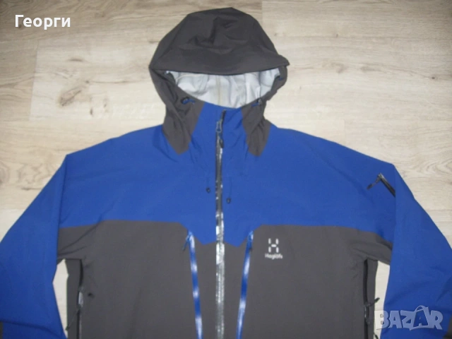 HAGLOFS SPITZ GORE TEX PRO SHELL WATERPROOF ALPINE RECCO , снимка 3 - Якета - 55141538
