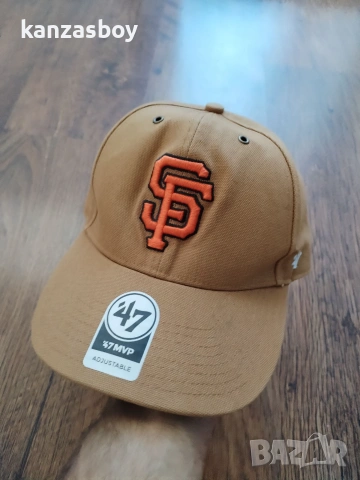 47 Brand x Carhartt MLB San Francisco Giants Captain Rl Relaxed Fit Cap - мъжка шапка КАТО НОВА , снимка 4 - Шапки - 55087027