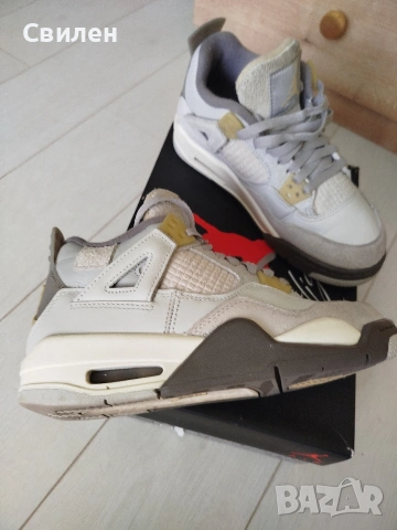 Nike air Jordan retro 4 photon dust vanilla pale 37.5, снимка 8 - Други - 55076875