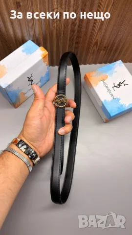 Yves Saint Laurent🔝Louis Vuitton Унисекс Колан Естествена Кожа - Различни Цветове Код SK1975, снимка 2 - Колани - 55627421