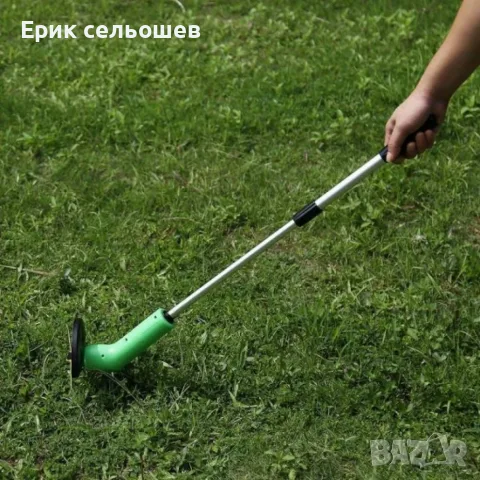 Компактна електрическа косачка за трева 500W – Ширина на косене 25 см, снимка 2 - Градинска техника - 55471339