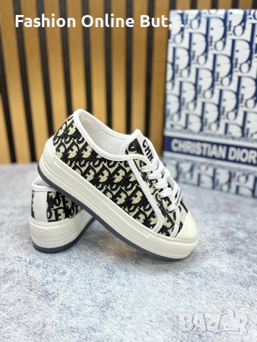 Дамски кецове Dior, снимка 5 - Кецове - 55237384