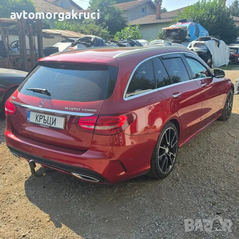 Mercedes-Benz C300 Hybrid W205 AMG пакет Комби Десен волан Автомобилът се продава цял 6999€, снимка 4 - Автомобили и джипове - 55616667